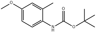4-メトキシ-2-メチルフェニルカルバミン酸TERT-ブチル 化学構造式