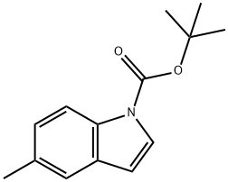 1-(TERT-BUTOXYCARBONYL)-5-METHYLINDOLE& Structure