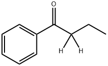 ブチロ-2,2-D2-フェノン 化学構造式