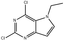 2,4-dichloro-5-ethyl-
5H-pyrrolo[3,2-d]pyrimidine Structure