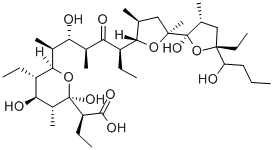 (2S,4S,5R)-20-デ(1-ヒドロキシプロピル)-6-デメチル-2,6-ジエチル-5-ヒドロキシ-20-(1-ヒドロキシブチル)リソセリン 化学構造式