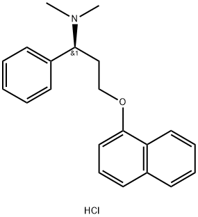 Dapoxetine hydrochloride Structure