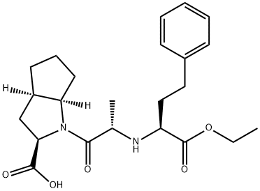 (2R,3AR,6AR)-ラミプリル 化学構造式