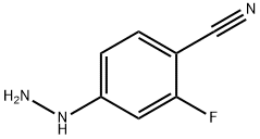 2-fluoro-4-(hydrazinyl)benzonitrile Struktur