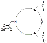 gadolinium-1,7,13-triaza-4,10,16-trioxacyclooctadecane-N,N',N''-triacetic acid Structure