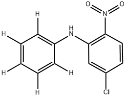 5-Chloro-2-nitrodiphenylaMine-d5, 129973-73-5, 结构式