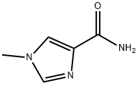 1-甲基-1H-咪唑-4-甲酰胺,129993-47-1,结构式