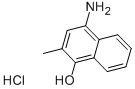 4-アミノ-2-メチル-1-ナフトール·塩酸塩 化学構造式