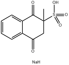 メナジオンスルホン酸ナトリウム 化学構造式