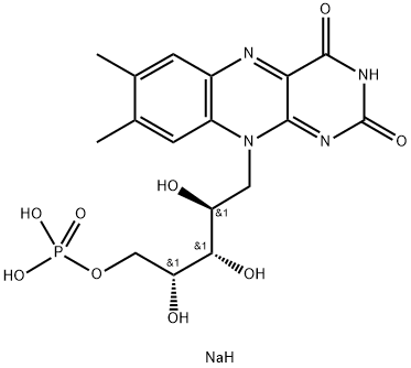 Riboflavin-5-phosphate sodium Structure