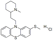 チオリダジン塩酸塩 化学構造式