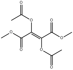 二乙酰氧基富马酸二甲酯, 130-84-7, 结构式