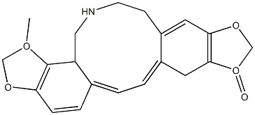 原阿片碱, 130-86-9, 结构式