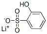 lithium hydroxybenzenesulphonate Struktur