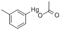 Tolylmercuric acetate 化学構造式