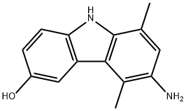 9H-Carbazol-3-ol, 6-amino-5,8-dimethyl- Structure