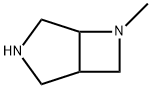 6-Methyl-3,6-diazabicyclo[3.2.0]heptane Struktur