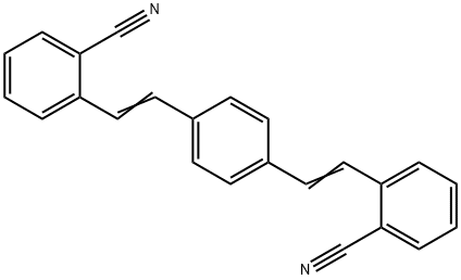 4'-(2-シアノスチリル)-2-スチルベンカルボニトリル 化学構造式