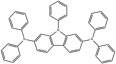 9,N,N,N'',N''-PENTAPHENYL-9H-CARBAZOLE-2,7-DIAMINE Structure