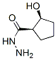 Cyclopentanecarboxylic acid, 2-hydroxy-, hydrazide, cis- (9CI) Structure