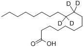 OCTADECANOIC-9,9,10,10-D4 ACID Structure