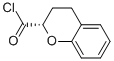 2H-1-Benzopyran-2-carbonylchloride,3,4-dihydro-,(2S)-(9CI) Structure