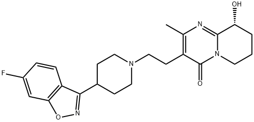 (R)-9-Hydroxy Risperidone Struktur