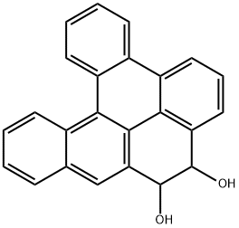 dibenzo(a,l)pyrene 8,9-dihydrodiol Structure