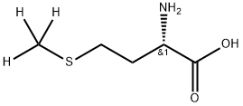 L-蛋氨酸-D3, 13010-53-2, 结构式