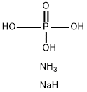 りん酸水素ナトリウムアンモニウム 化学構造式