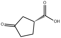 3-oxocyclopentanecarboxylic acid Struktur
