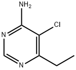5-CHLORO-6-ETHYLPYRIMIDIN-4-AMINE Structure