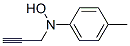 Benzenamine,  N-hydroxy-4-methyl-N-2-propynyl-  (9CI) Structure