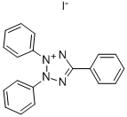 2,3,5-トリフェニルテトラゾリウムヨージド 化学構造式
