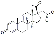Delta-9(11)-Fluorometholone acetate Struktur