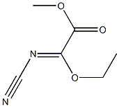 Acetic acid, (cyanoimino)ethoxy-, methyl ester (9CI) Structure