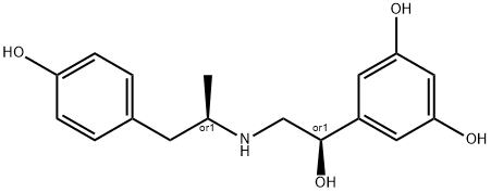 1,3-Benzenediol, 5-[1-hydroxy-2-[[2-(4-hydroxyphenyl)-1-methylethyl]amino]ethyl]-, (R*,R*)-(+-)-|