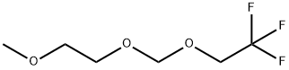 2,2,2-トリフルオロエチル(2-メトキシエトキシメチル)エーテル 化学構造式