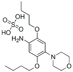 2,5-dibutoxy-4-morpholin-4-yl-aniline sulfate Structure