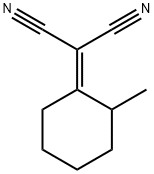 2-(2-甲基亚环己基)丙二腈, 13017-64-6, 结构式