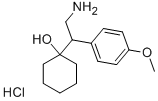 1-[2-Amino-1-(4-methoxyphenyl)-ethyl]-cyclohexanol hydrochloride Struktur