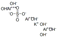 Potassium trialuminum hexahydroxide sulfate Struktur