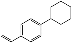 4-环己基苯乙烯 结构式