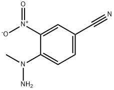 4-(1-METHYLHYDRAZINO)-3-NITROBENZONITRILE Structure