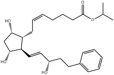 17-PHENYL TRINOR PGF2ALPHA-IPR Struktur