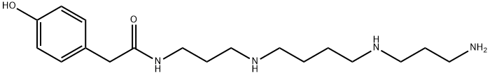 N-(4-HYDROXYPHENYLACETYL)SPERMINE Struktur