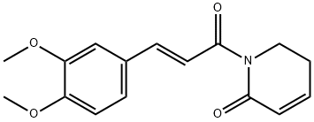 1-[3-(3,4-dimethoxyphenyl)prop-2-enoyl]piperidin-2-one Structure
