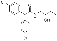 Benzeneacetamide, 4-chloro-alpha-(4-chlorophenyl)-N-(2-hydroxybutyl)-,  (S)-|