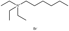 トリエチルヘキシルアンモニウムブロミド 化学構造式