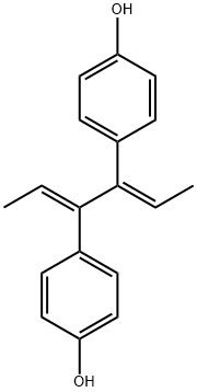 已二烯雌酚,13029-44-2,结构式